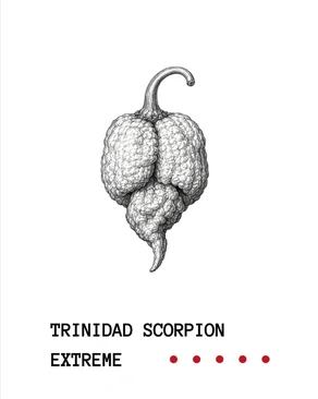 The ChilliLab Trinidad Scorpion Moruga chilli mash 100 ml 